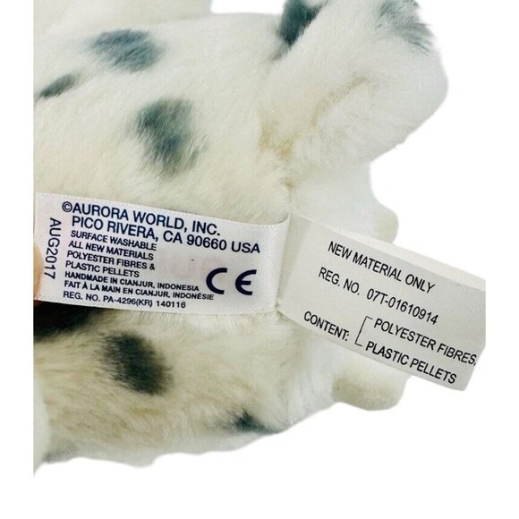 Aurora White Snow Owl Spotted Realistic Plush Stuffed Animal 7" - Picture 7 of 8